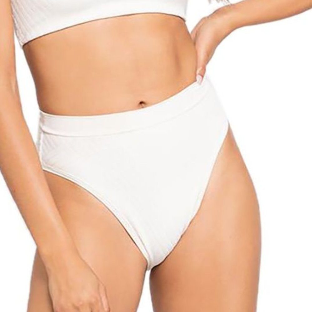 L*Space Crossroads Texture Frenchi Bikini Bottom